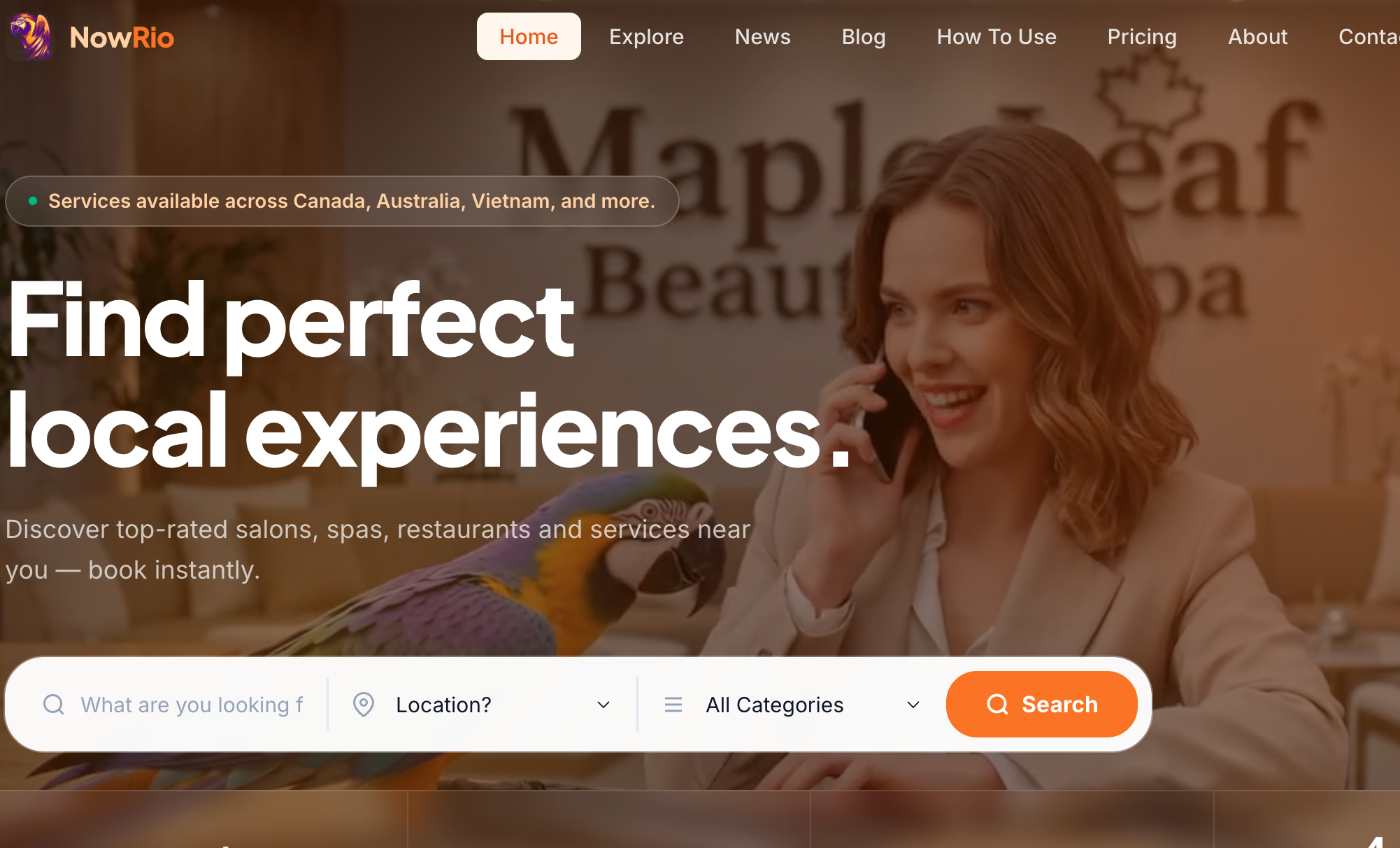 NowRio.com discovery platform